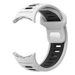 Two Color Reverse Buckle Silicone Watch Band, For Google Pixel Watch 4 / Watch 3 45mm