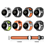 Two Color Reverse Buckle Silicone Watch Band, For Google Pixel Watch 4 / Watch 3 45mm