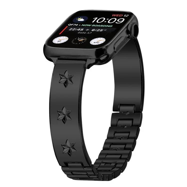 Snowflake Petals Bracelet Metal Watch Band, For Apple Watch 46mm / 49mm / 45mm / 44mm, For Apple Watch 42mm / 41mm / 40mm / 38mm