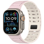 Mountain Armor Magnetic Silicone Watch Band, For Apple Watch 46mm / 49mm / 45mm / 44mm, For Apple Watch 42mm / 41mm / 40mm / 38mm