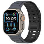 Mountain Armor Magnetic Silicone Watch Band, For Apple Watch 46mm / 49mm / 45mm / 44mm, For Apple Watch 42mm / 41mm / 40mm / 38mm