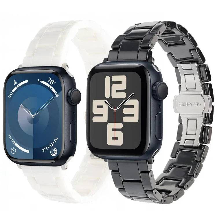 Tank Grain Ceramics Watch Band, For Apple Watch 46mm / 49mm / 45mm / 44mm, For Apple Watch 42mm / 41mm / 40mm / 38mm