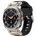 Explorer Metal Head Fluororubber Watch Band, For Samsung Galaxy Watch Ultra 47mm / Ultra 2025