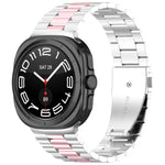 Three Beads Stainless Steel Watch Band with Removal Tool, For Samsung Galaxy Watch8 / Watch8 Classic