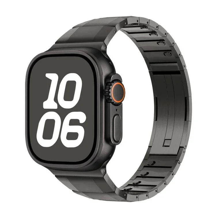 Curved Side Detachable Stainless Steel Watch Band, For Apple Watch 46mm / 49mm / 45mm / 44mm, For Apple Watch 42mm / 41mm / 40mm / 38mm