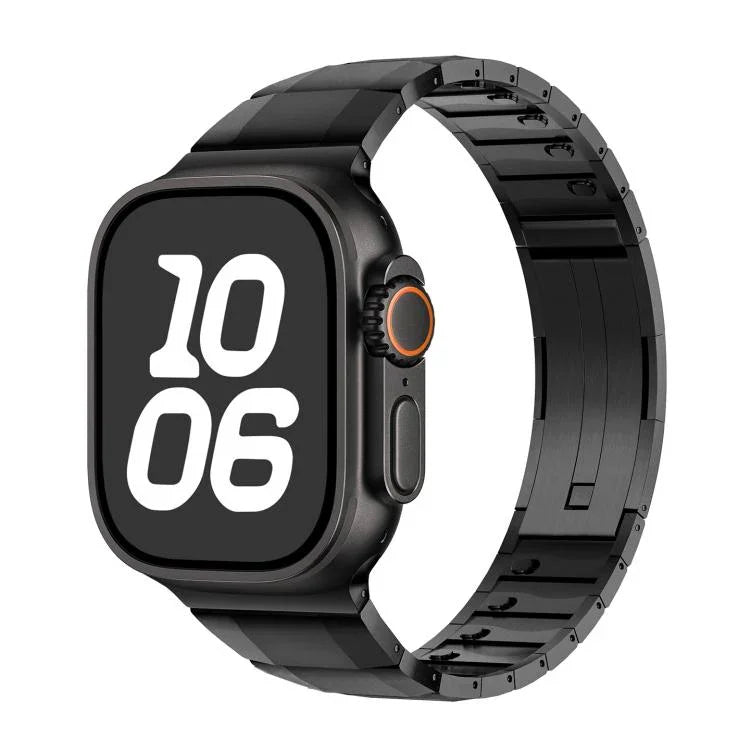 Curved Side Detachable Stainless Steel Watch Band, For Apple Watch 46mm / 49mm / 45mm / 44mm, For Apple Watch 42mm / 41mm / 40mm / 38mm