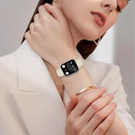 Lychee Texture Silver Turtle Back Buckle Leather Watch Band, For Apple Watch 46mm / 49mm / 45mm / 44mm, For Apple Watch 42mm / 41mm / 40mm / 38mm