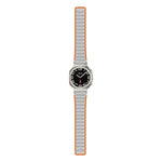 Magnetic Two Color Silicone Watch Band, For Samsung Galaxy Watch Ultra 47mm / Ultra 2025