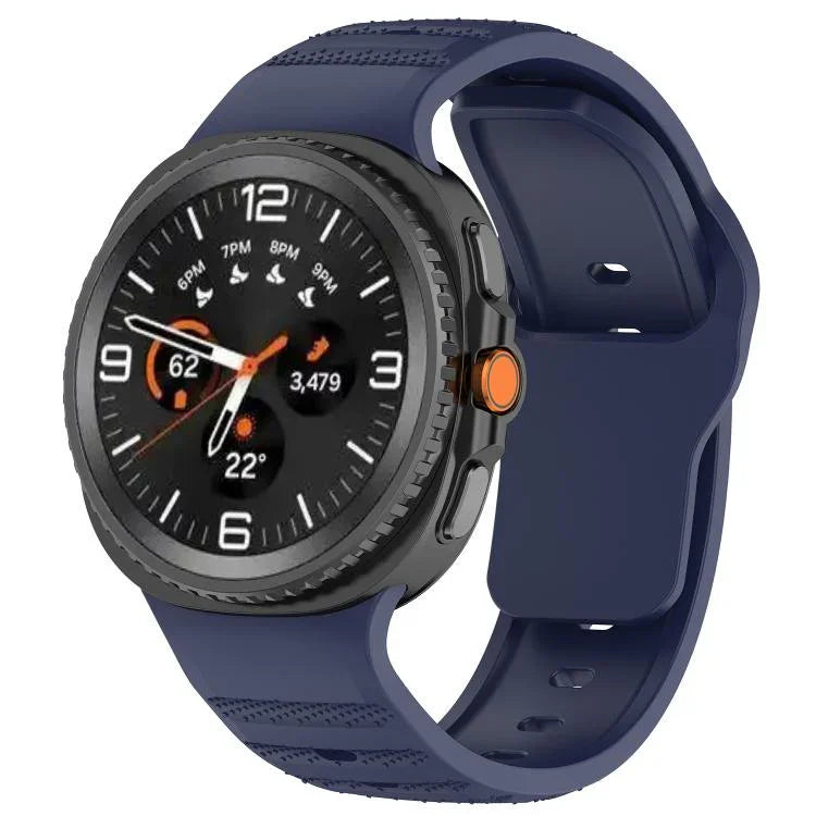 Dot Pattern Release Buckle Silicone Watch Band, For Samsung Galaxy Watch8 / Watch8 Classic