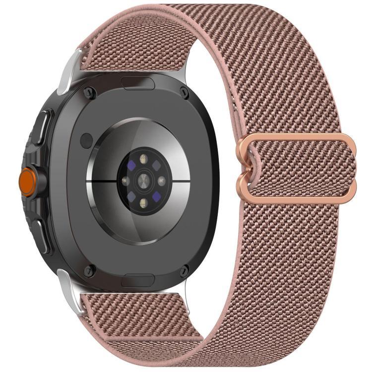 Ethnic Style Elastic Nylon Braided Watch Band, For Samsung Galaxy Watch8 / Watch8 Classic