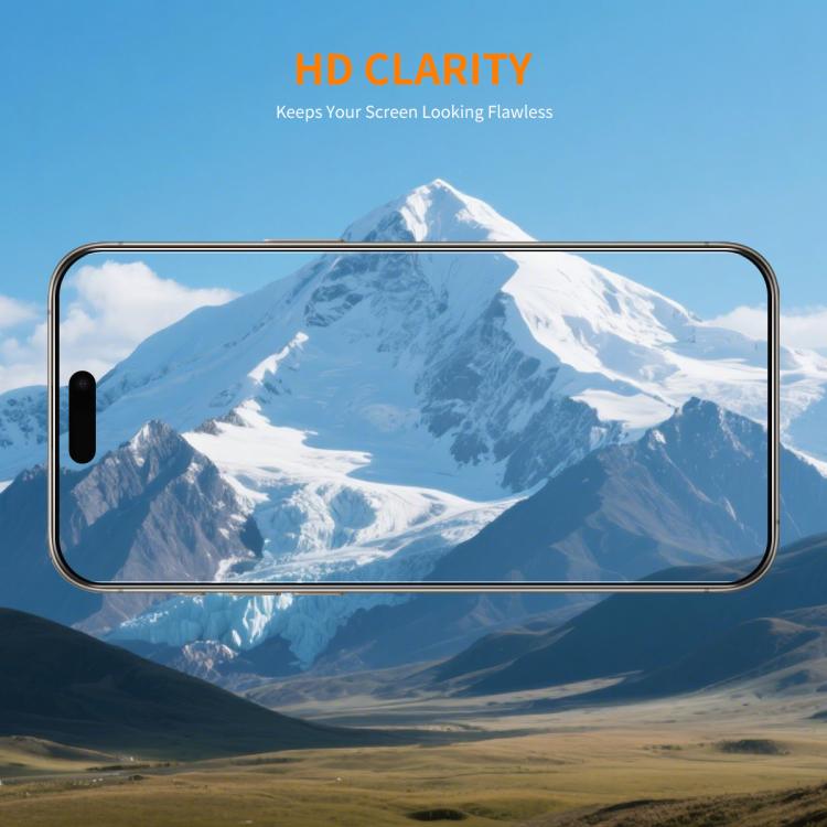 ENKAY Thickened Glue No White Edge 9H Big Arc Edge High Aluminum-silicon Tempered Glass Film, For iPhone 18 Pro, For iPhone 18 Pro Max, For iPhone 17, For iPhone Air, For iPhone 17 Pro, For iPhone 17 Pro Max