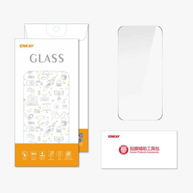 ENKAY Thickened Glue No White Edge 9H Big Arc Edge High Aluminum-silicon Tempered Glass Film, For iPhone 18 Pro, For iPhone 18 Pro Max, For iPhone 17, For iPhone Air, For iPhone 17 Pro, For iPhone 17 Pro Max