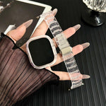 Chameleon PC Case Epoxy Resin Watch Band, For Apple Watch Series 10 46mm, For Apple Watch Series 10 42mm, For Apple Watch 44mm / 45mm, For Apple Watch 40mm / 41mm, For Apple Watch 49mm