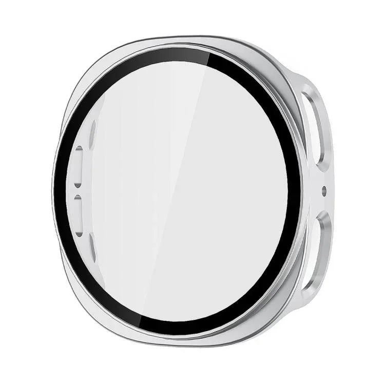 ENKAY Hat-Prince Full Coverage Tempered Glass Film Integrated PC Watch Case, For Samsung Galaxy Watch8 44mm, For Samsung Galaxy Watch8 40mm