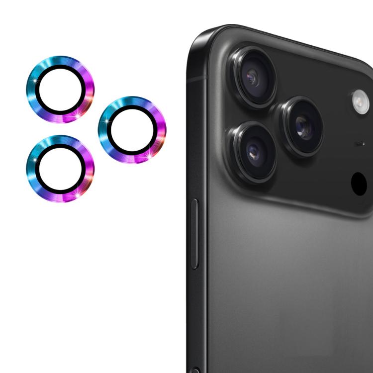ENKAY 9H Rear Lens Aluminium Alloy Tempered Glass Film, For iPhone 17 Pro / 17 Pro Max, For iPhone 17, For iPhone Air