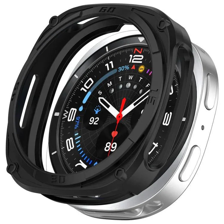 Hollow Digital Armor TPU Watch Protective Cover, For Samsung Galaxy Watch8 Classic 46mm, For Samsung Galaxy Watch8 44mm, For Samsung Galaxy Watch8 40mm