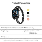 Metal Bracelets Zinc Alloy Watch Band, For Apple Watch 46mm / 49mm / 45mm / 44mm, For Apple Watch 42mm / 41mm / 40mm / 38mm