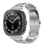 Three Beads Stainless Steel Watch Band, For Samsung Galaxy Watch Ultra 47mm / Ultra 2025
