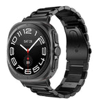 Three Beads Stainless Steel Watch Band, For Samsung Galaxy Watch Ultra 47mm / Ultra 2025