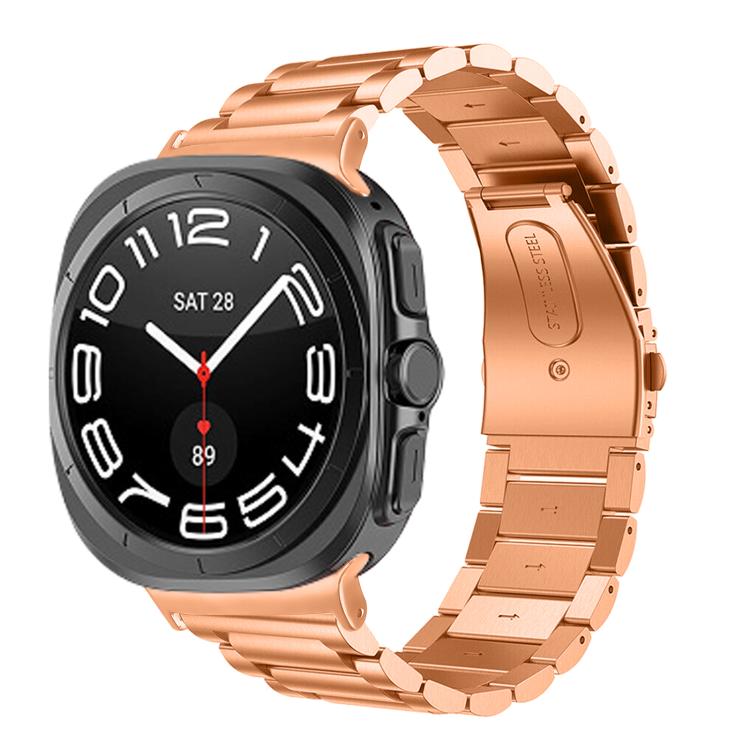 Three Beads Stainless Steel Watch Band, For Samsung Galaxy Watch Ultra 47mm / Ultra 2025