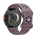 Eco-Friendly Granular Colorful Dots Silicone Watch Band, For Samsung Galaxy Watch8 / Watch8 Classic