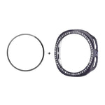 ENKAY Hat-Prince Diamond PC Watch Cover with Full Coverage PMMA Soft Film, For Samsung Galaxy Watch8 44mm, For Samsung Galaxy Watch8 40mm