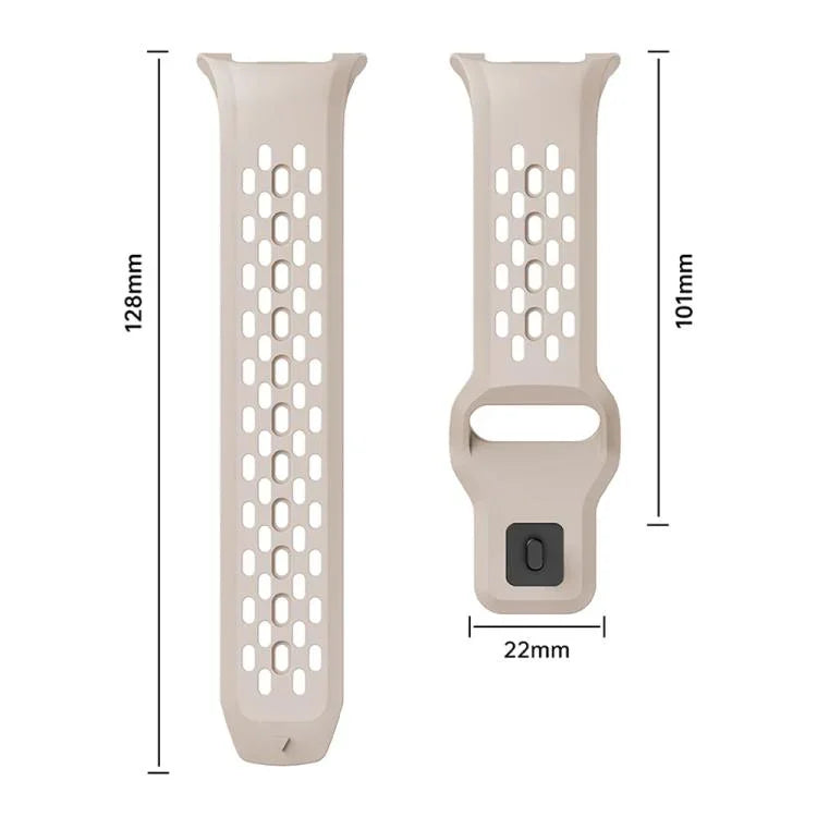 Diamond Bezel and Black Reverse Buckle Silicone Watch Band, For Samsung Galaxy Watch8 44mm, For Samsung Galaxy Watch8 40mm