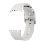 Speed Bezel and Solid Color Stitched Silicone Watch Band, For Samsung Galaxy Watch8 44mm, For Samsung Galaxy Watch8 40mm