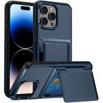 Kalebol Flip Card Wallet Holder Shockproof Phone Case, For iPhone 17 Pro Max, For iPhone 17 Pro, For iPhone 17, For iPhone Air, For iPhone 16 Pro Max, For iPhone 16 Pro, For iPhone 16 Plus, For iPhone 16