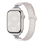 Bow Small Waist Magnetic Silicone Watch Band, For Apple Watch 46mm / 49mm / 45mm / 44mm, For Apple Watch 42mm / 41mm / 40mm / 38mm