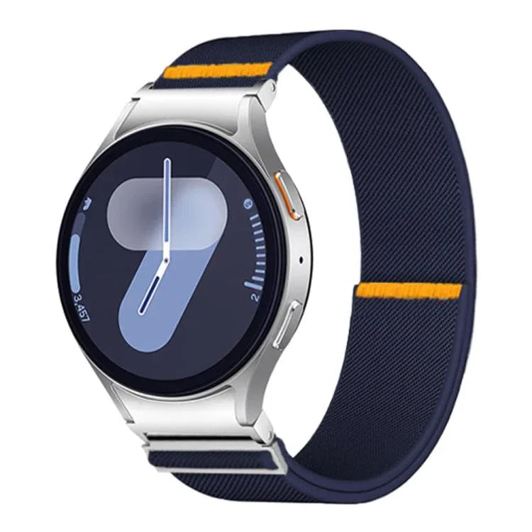 Adjustable Single Loop Elastic Nylon Watch Band, For Samsung Galaxy Watch FE / 7 / 6 / 5 / 4