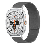 Lychee Texture Soft Magnetic Silicone Watch Band, For Samsung Galaxy Watch Ultra 47mm / Ultra 2025, For Samsung Galaxy Watch8 / 8 Classic