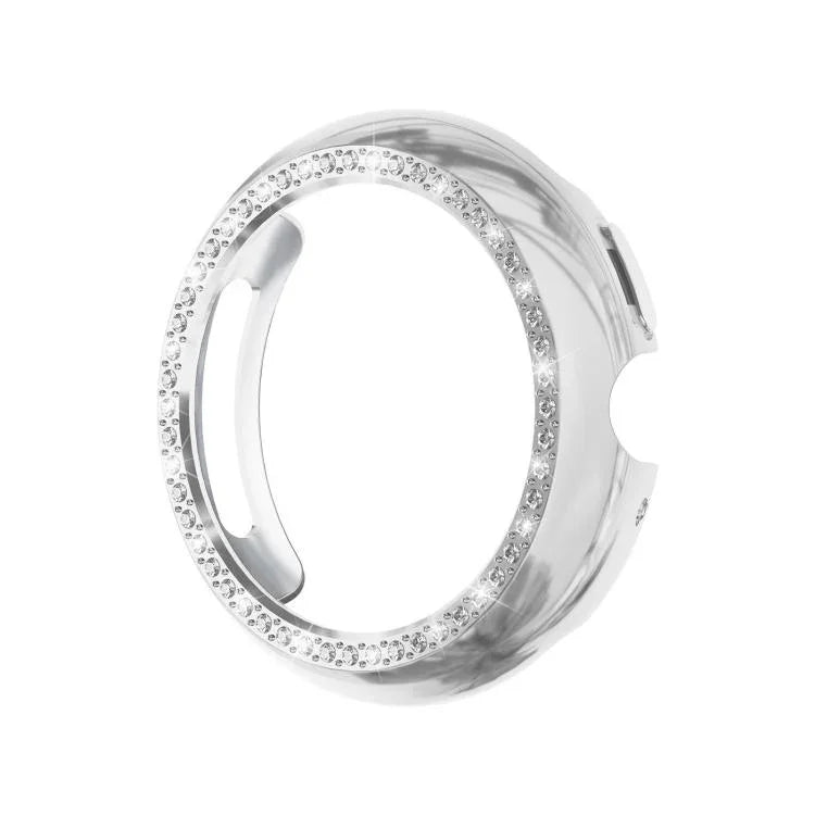 Single Row Diamond Hollow PC Watch Protective Cover, For Google Pixel Watch4 45mm, For Google Pixel Watch4 41mm