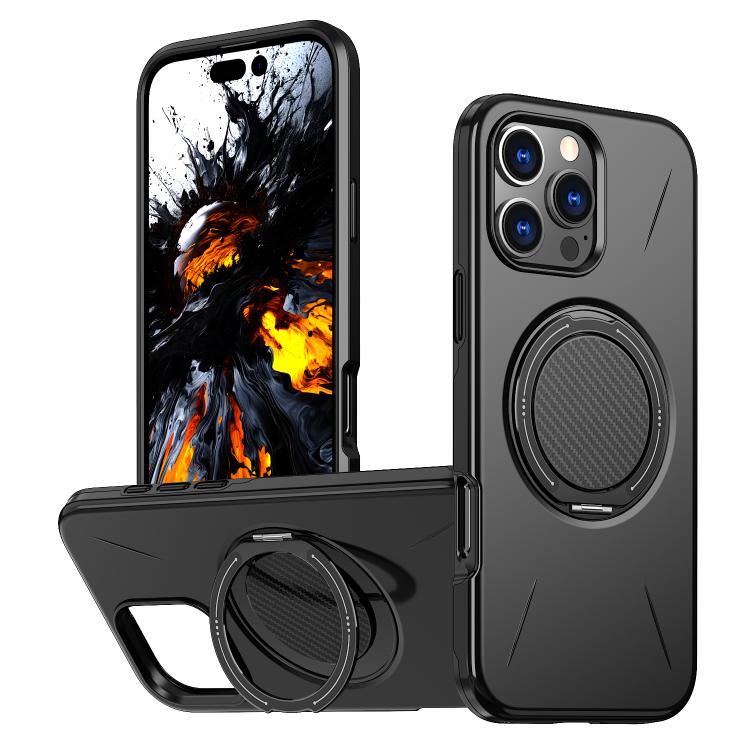 Kalebol Magnetic MagSafe Rotation Holder PC Phone Case, For iPhone 17 Pro Max, For iPhone 17 Pro, For iPhone 17, For iPhone Air, For iPhone 16 Pro Max, For iPhone 16 Pro