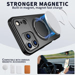 Kalebol Magnetic MagSafe Rotation Holder PC Phone Case, For iPhone 17 Pro Max, For iPhone 17 Pro, For iPhone 17, For iPhone Air, For iPhone 16 Pro Max, For iPhone 16 Pro