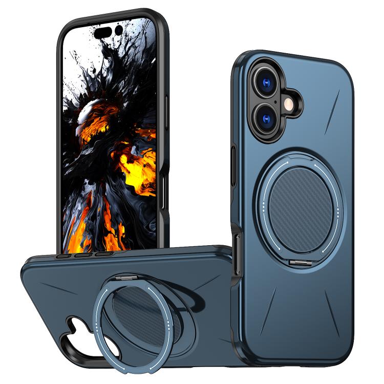 Kalebol Magnetic MagSafe Rotation Holder PC Phone Case, For iPhone 16 Plus, For iPhone 16, For iPhone 15 Pro Max, For iPhone 15 Pro, For iPhone 15, For iPhone 14
