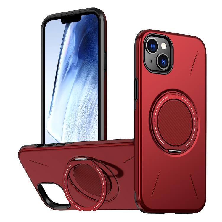 Kalebol Magnetic MagSafe Rotation Holder PC Phone Case, For iPhone 16 Plus, For iPhone 16, For iPhone 15 Pro Max, For iPhone 15 Pro, For iPhone 15, For iPhone 14