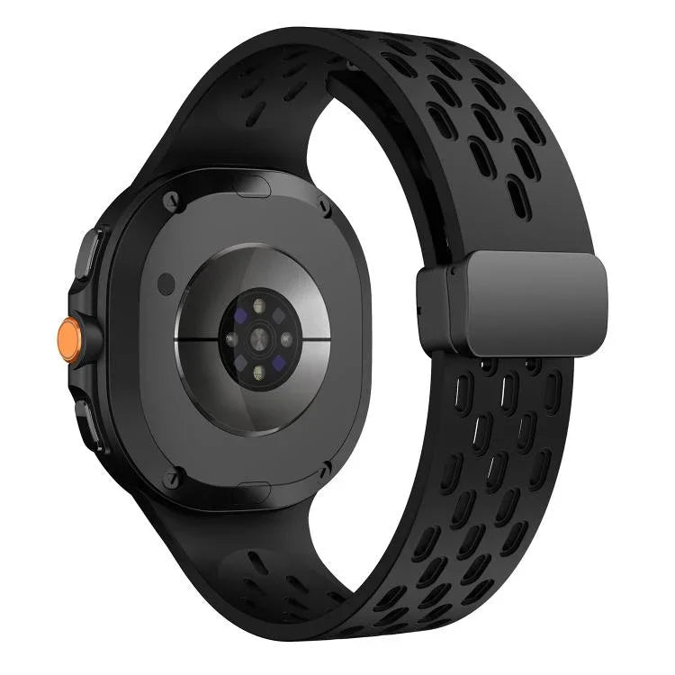 Mesh Magnetic Silicone Watch Band, For Samsung Galaxy Watch8 / Watch8 Classic