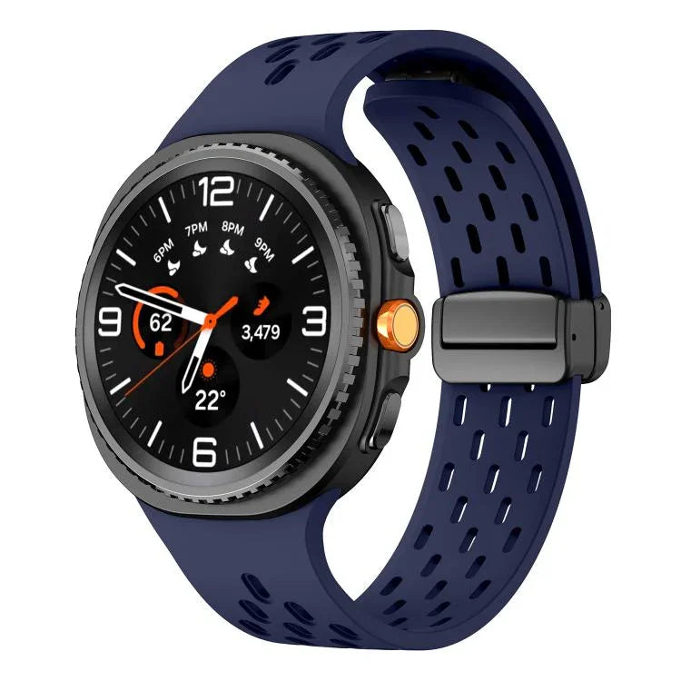 Mesh Magnetic Silicone Watch Band, For Samsung Galaxy Watch8 / Watch8 Classic