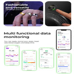 R100 SIZE 10 Smart Ring, Support Heart Rate / Blood Oxygen / Sleep Monitoring / Remote Photography