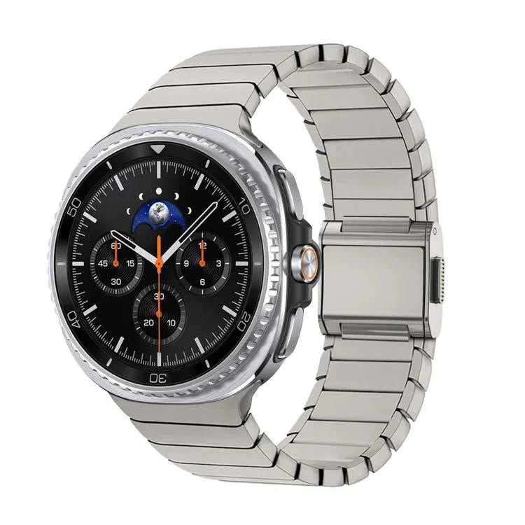 Bamboo Norman Buckle Stainless Steel Watch Band, For Samsung Galaxy Watch8 / Watch8 Classic