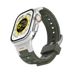 Pioneer Metal Joint Colorful Silicone Watch Band, For Apple Watch 46mm / 49mm / 45mm / 44mm, For Apple Watch 42mm / 41mm / 40mm / 38mm