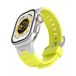 Pioneer Metal Joint Colorful Silicone Watch Band, For Apple Watch 46mm / 49mm / 45mm / 44mm, For Apple Watch 42mm / 41mm / 40mm / 38mm