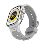 Pioneer Metal Joint Colorful Silicone Watch Band, For Apple Watch 46mm / 49mm / 45mm / 44mm, For Apple Watch 42mm / 41mm / 40mm / 38mm
