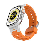 Pioneer Metal Joint Colorful Silicone Watch Band, For Apple Watch 46mm / 49mm / 45mm / 44mm, For Apple Watch 42mm / 41mm / 40mm / 38mm