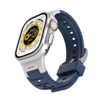 Pioneer Metal Joint Colorful Silicone Watch Band, For Apple Watch 46mm / 49mm / 45mm / 44mm, For Apple Watch 42mm / 41mm / 40mm / 38mm