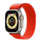 Wild Path Loop Nylon Watch Band with 3D Curved Film, For Apple Watch Series 10 46mm, For Apple Watch Series 10 42mm, For Apple Watch 6 / 5 / 4 / SE 44mm