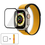 Wild Path Loop Nylon Watch Band with 3D Curved Film, For Apple Watch Series 9 / 8 / 7 41mm, For Apple Watch 3 / 2 / 1 38mm, For Apple Watch 3 / 2 / 1 42mm