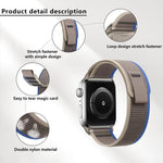 Wild Path Loop Nylon Watch Band with 3D Curved Film, For Apple Watch 6 / 5 / 4 / SE 40mm, For Apple Watch Ultra / 2 49mm, For Apple Watch Series 9 / 8 / 7 45mm
