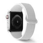 Lychee Pattern Magnetic Loop Silicone Watch Band, For Apple Watch 46mm / 49mm / 45mm / 44mm, For Apple Watch 42mm / 41mm / 40mm / 38mm